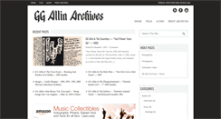 Desktop Screenshot of ggallinarchives.com